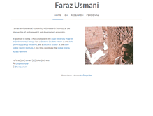 Tablet Screenshot of farazusmani.com